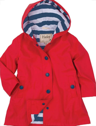 Girls Red Raincoat, by Hatley