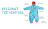 The Original Rainsuit (Funky Red), by Ducksday
