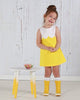 Girl in Yellow Bergstein Gumboots