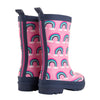 Back of Rainbow Hatley Gumboots