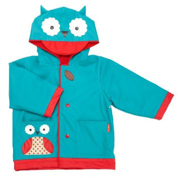 Zoo Little Kids Raincoat - Owl, by Skip Hop