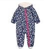 **NEW** Sherpa Lined Confetti Hearts Colour Changing Rainsuit, by Hatley