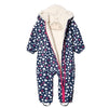 **NEW** Sherpa Lined Confetti Hearts Colour Changing Rainsuit, by Hatley