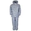 ***NEW*** Rainwear set (Jacket & Pants) in Flint Stone Blue Abstract print, by EN FANT