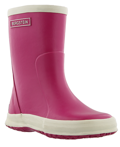 Fuschia Gumboots, by Bergstein